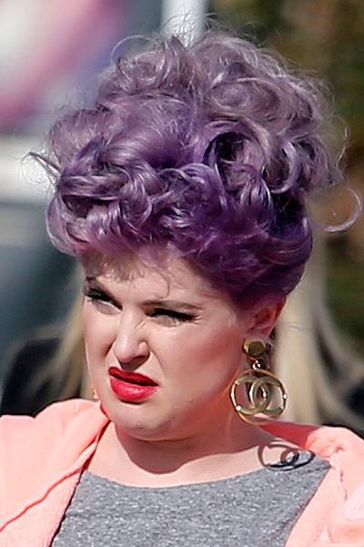 EXCLUSIVE: A colourful Kelly Osbourne is seen leaving a large photographic retail store in Los Angeles, CA