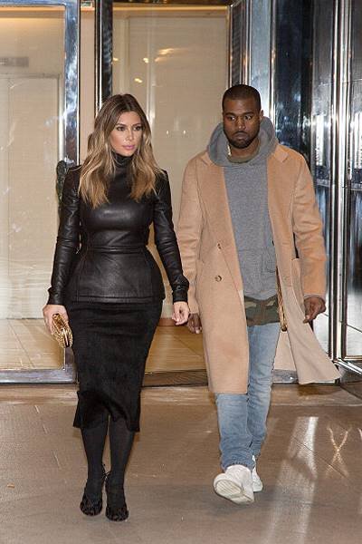 Kim Kardashian And Kanye West Sighting In Paris