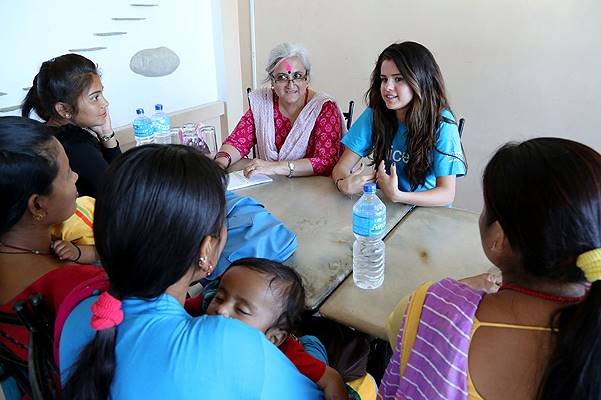 Selena Gomez visits Nepal in her role as UNICEF Ambassador
