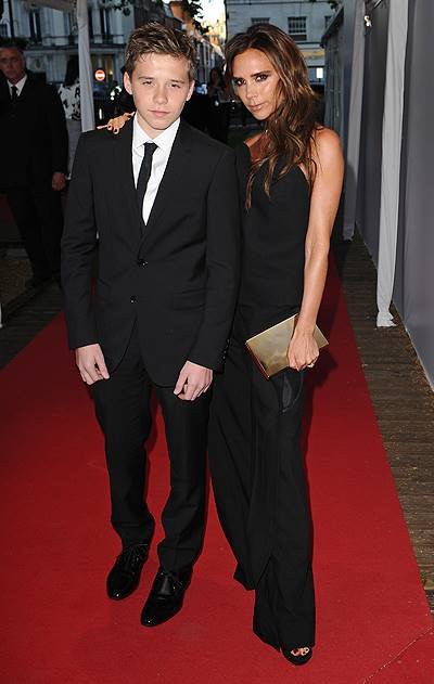 Glamour Women Of The Year Awards held at Berkeley Square Gardens - Arrivals Featuring: Victoria Beckham,Brooklyn Beckham Where: London, Ukraine When: 04 Jun 2013 Credit: WENN.com **Not Available for Publication in France**