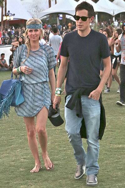 Coachella 2014 - Day 3 - Celebrity Sightings Featuring: Nicky Hilton,James Rothschild Where: Los Angeles, California, United States When: 13 Apr 2014 Credit: WENN.com