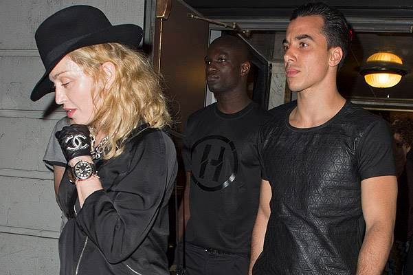 EXCLUSIVE: Madonna with Timor Steffens attend Broadway play in NYC
