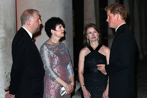 Prince Harry meets guests as he attends 100 Women In Hedge Funds Gala Dinner In Aid Of WellChild