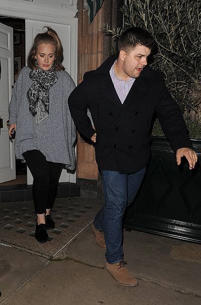 Celebrities leave Harry's Bar, after a private party. Adele was first to leave at 12.30am, followed by Beyonce at 4.15am. Jay-Z and Will.i.am left together at 4.25am Featuring: Adele Adkins Where: London, United Kingdom When: 18 Oct 2014 Credit: Will Ale